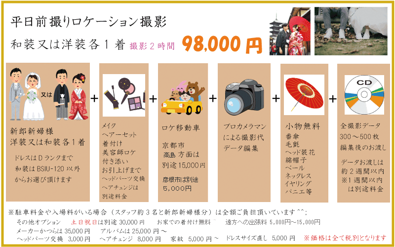 前撮りプラン